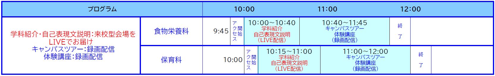 オンライン型タイムスケジュール